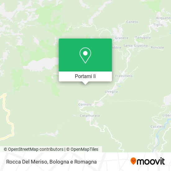 Mappa Rocca Del Meriso