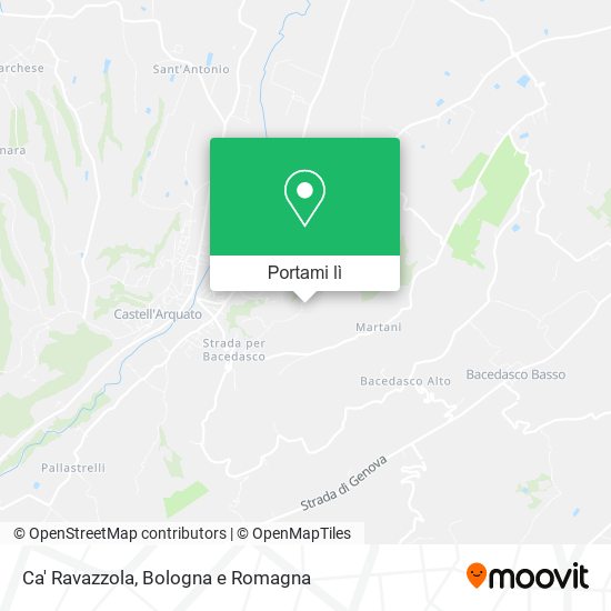 Mappa Ca' Ravazzola