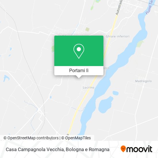 Mappa Casa Campagnola Vecchia
