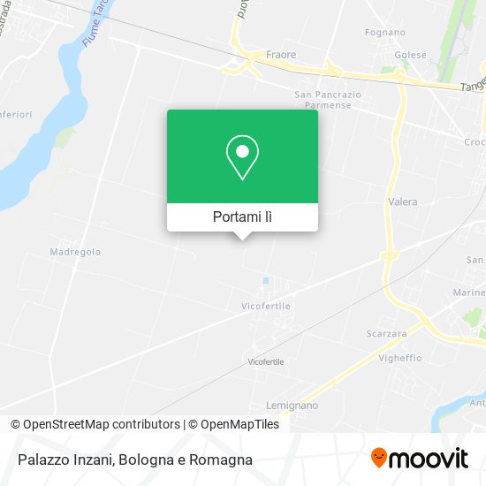 Mappa Palazzo Inzani