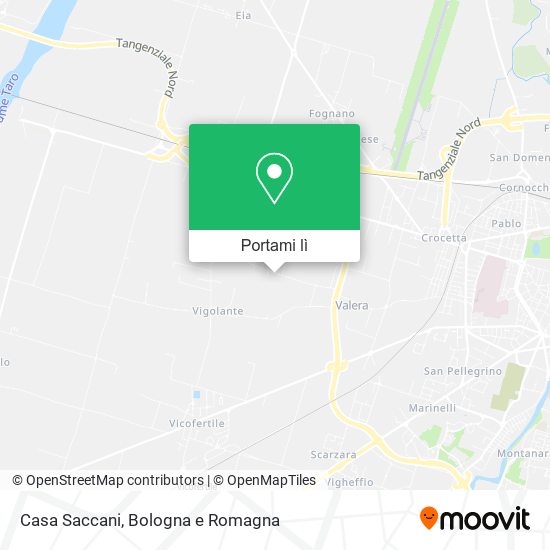 Mappa Casa Saccani