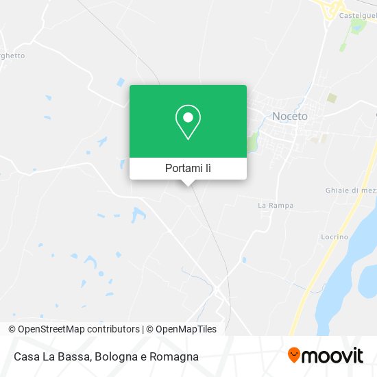 Mappa Casa La Bassa