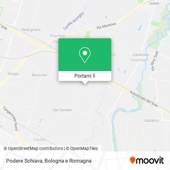 Mappa Podere Schiava