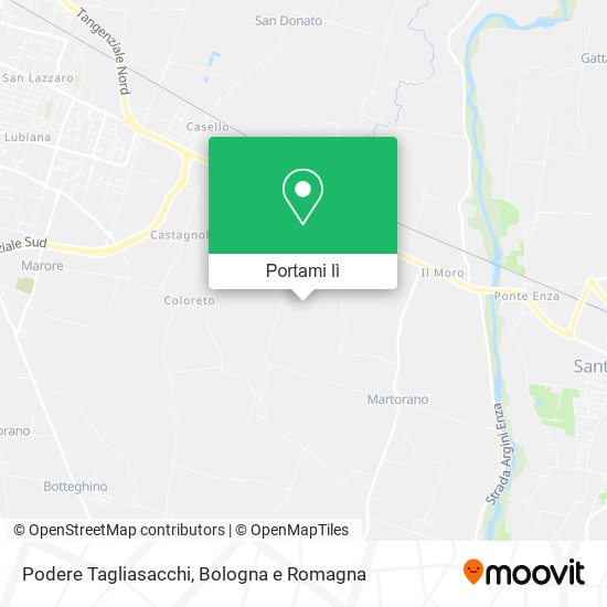 Mappa Podere Tagliasacchi