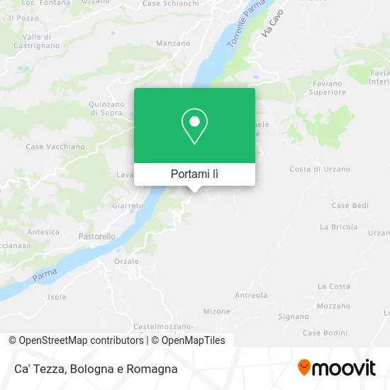 Mappa Ca' Tezza