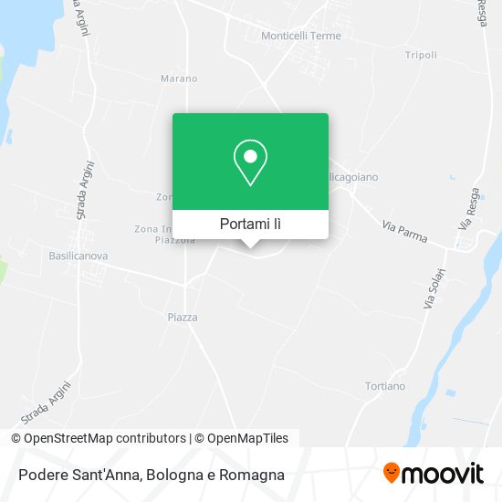 Mappa Podere Sant'Anna