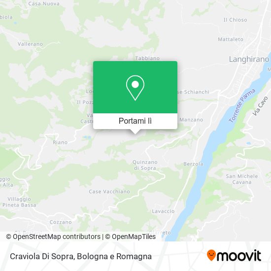 Mappa Craviola Di Sopra