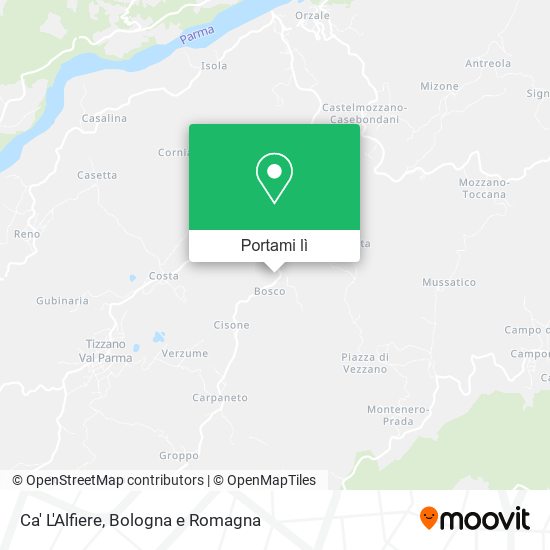 Mappa Ca' L'Alfiere