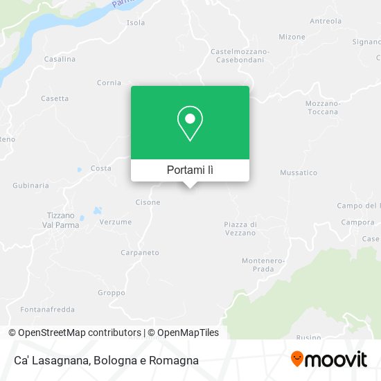 Mappa Ca' Lasagnana