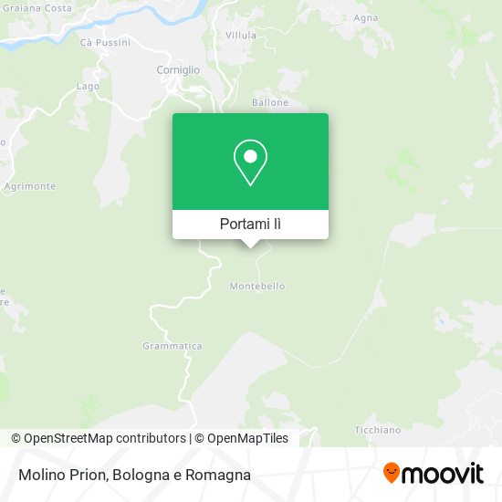 Mappa Molino Prion