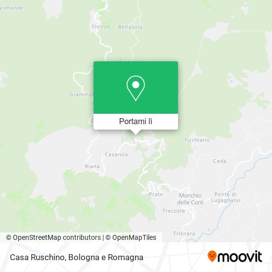 Mappa Casa Ruschino