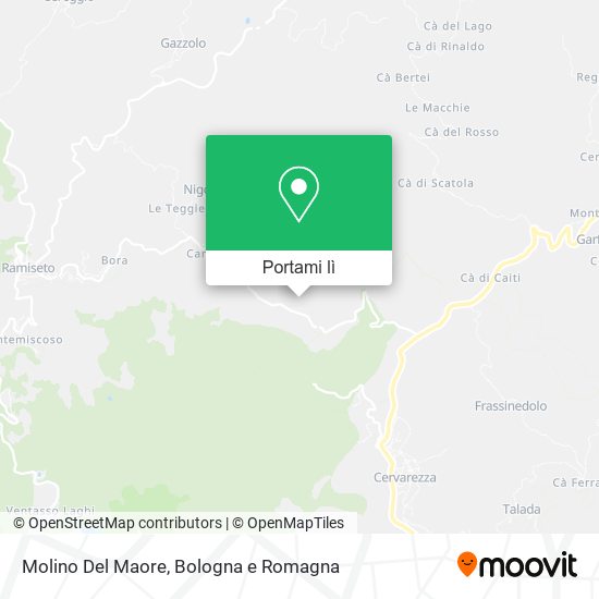 Mappa Molino Del Maore