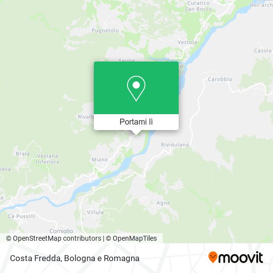 Mappa Costa Fredda