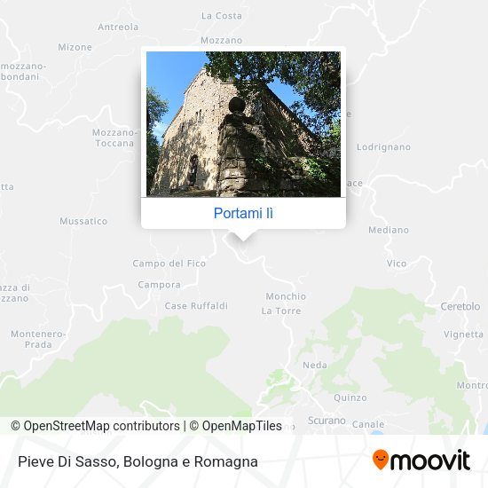 Mappa Pieve Di Sasso