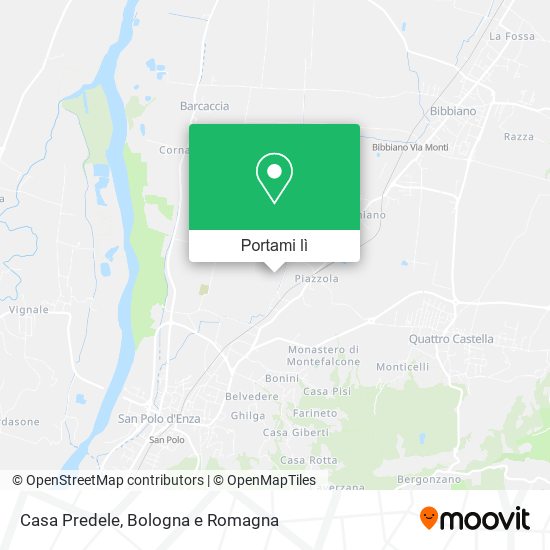 Mappa Casa Predele