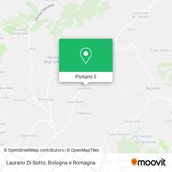 Mappa Laurano Di Sotto
