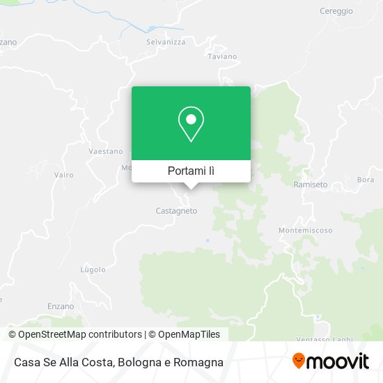 Mappa Casa Se Alla Costa
