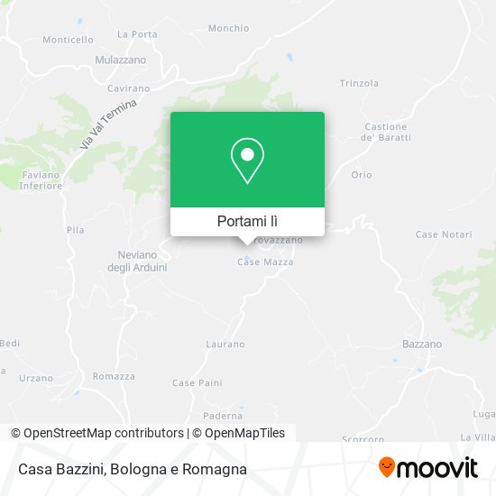 Mappa Casa Bazzini