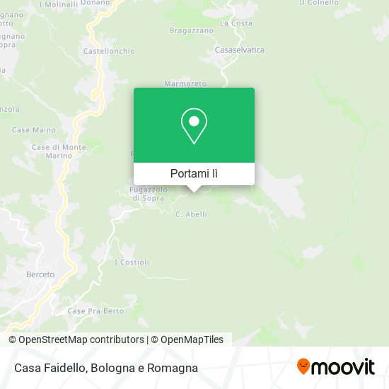 Mappa Casa Faidello