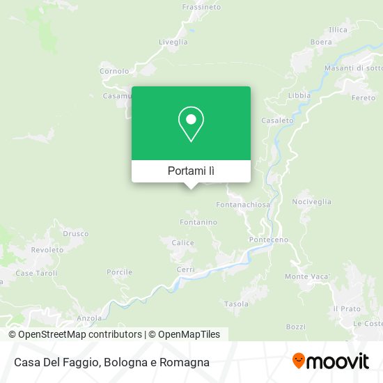 Mappa Casa Del Faggio