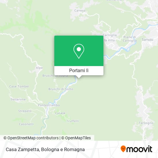 Mappa Casa Zampetta