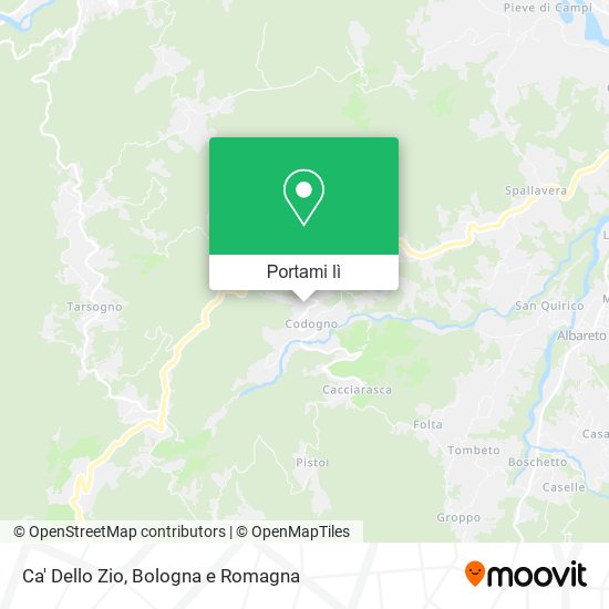 Mappa Ca' Dello Zio