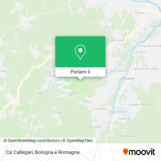 Mappa Ca' Callegari