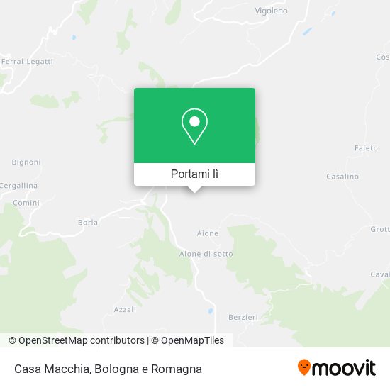 Mappa Casa Macchia