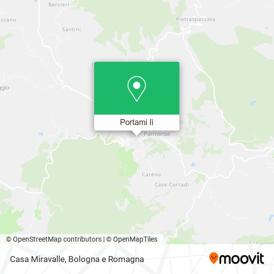 Mappa Casa Miravalle