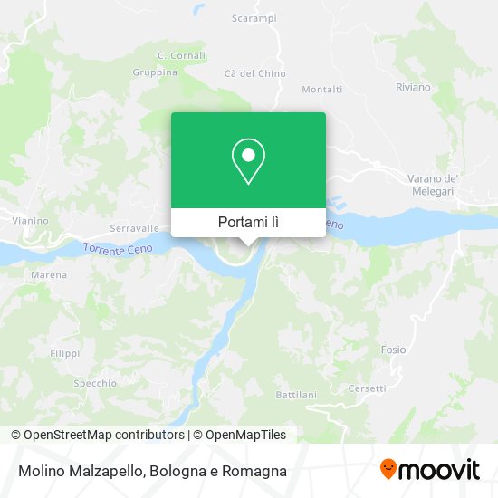 Mappa Molino Malzapello