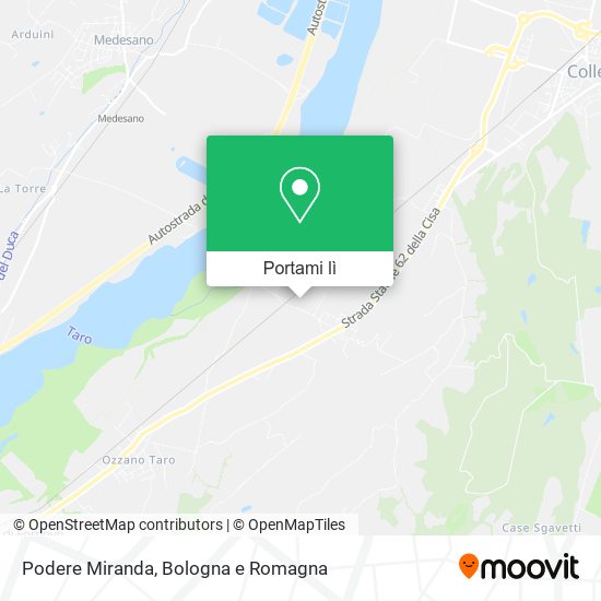 Mappa Podere Miranda