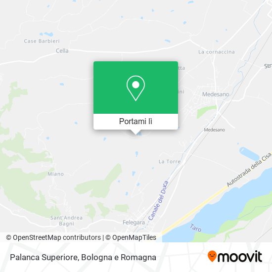 Mappa Palanca Superiore