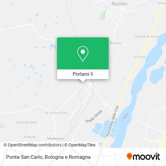 Mappa Ponte San Carlo