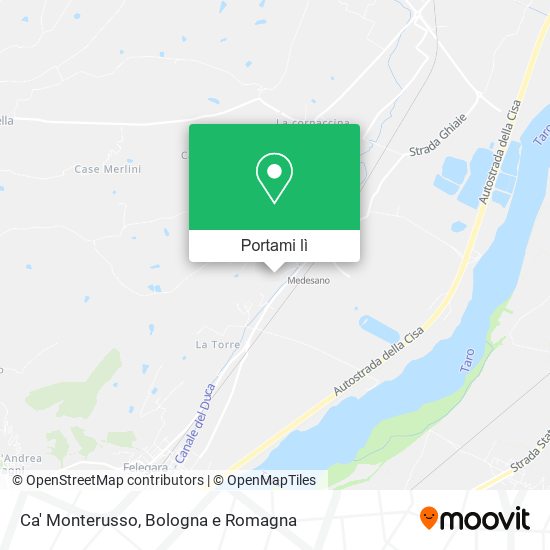Mappa Ca' Monterusso