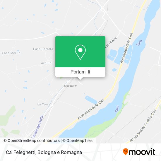 Mappa Ca' Feleghetti