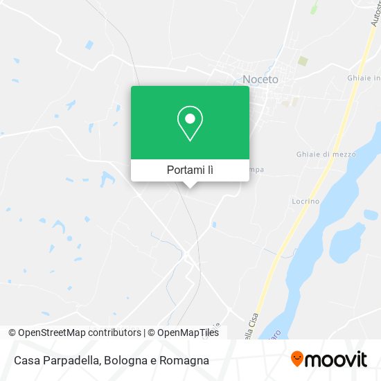 Mappa Casa Parpadella