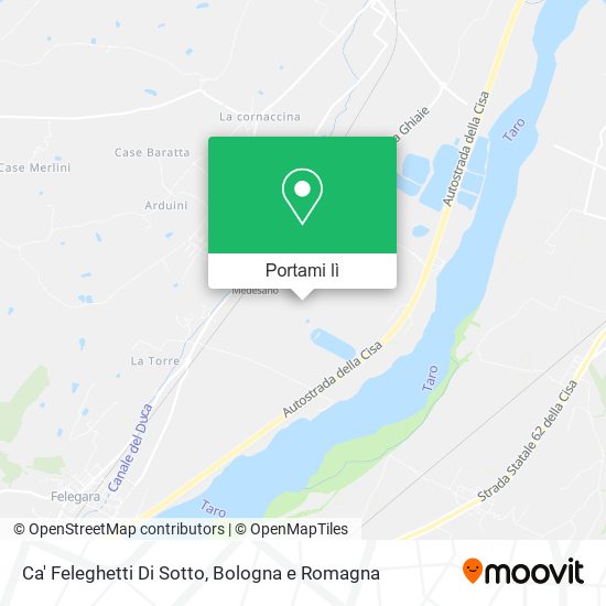 Mappa Ca' Feleghetti Di Sotto