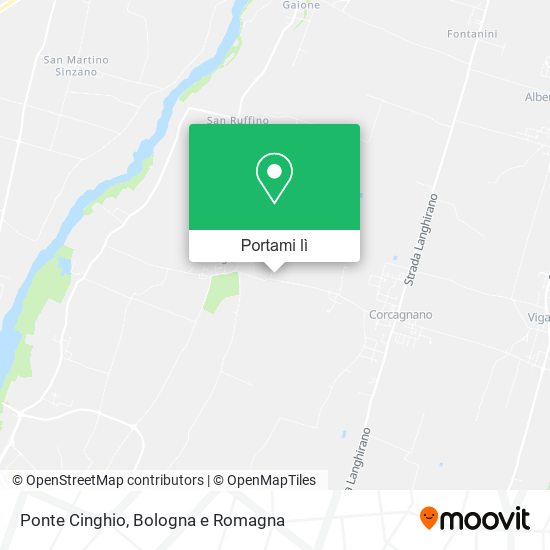 Mappa Ponte Cinghio