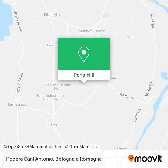 Mappa Podere Sant'Antonio