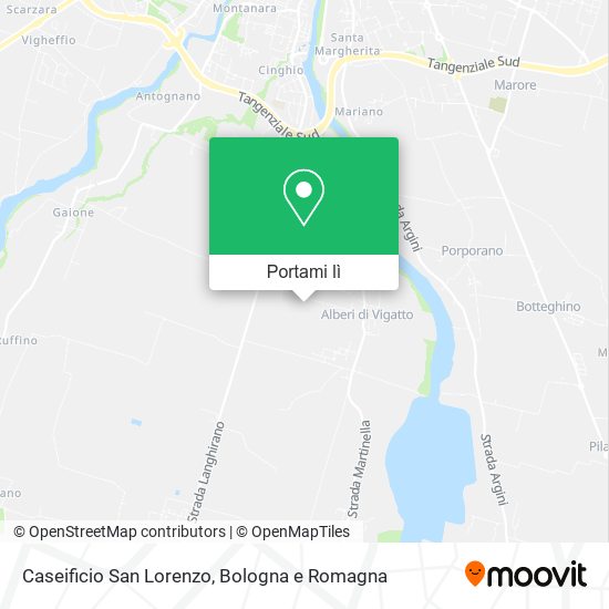 Mappa Caseificio San Lorenzo