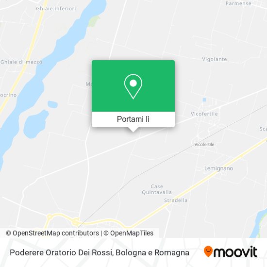 Mappa Poderere Oratorio Dei Rossi