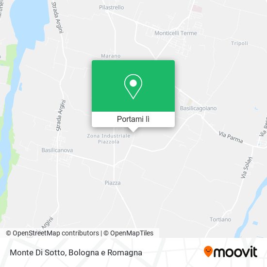 Mappa Monte Di Sotto