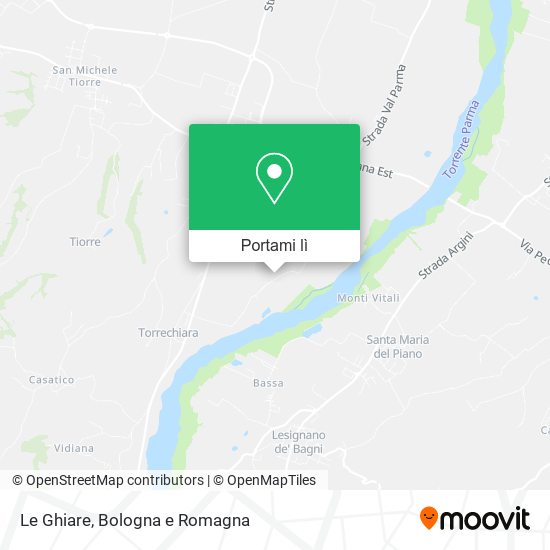 Mappa Le Ghiare