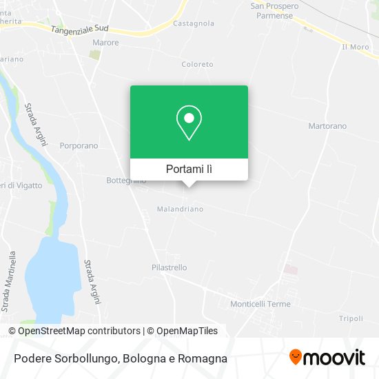 Mappa Podere Sorbollungo