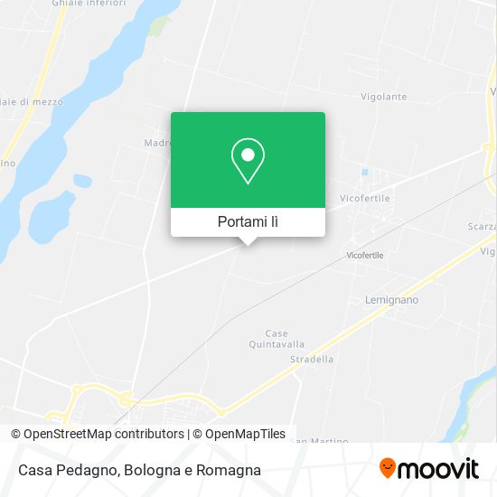 Mappa Casa Pedagno