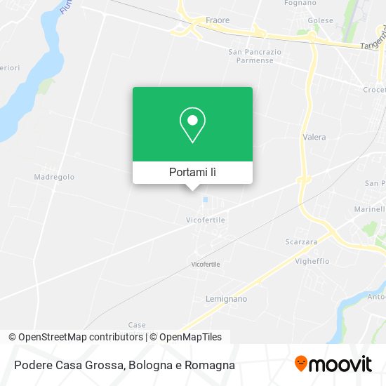 Mappa Podere Casa Grossa