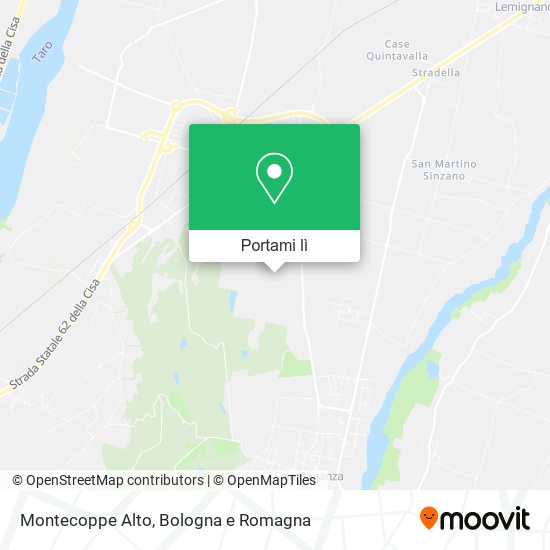 Mappa Montecoppe Alto