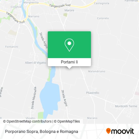 Mappa Porporano Sopra
