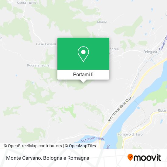 Mappa Monte Carvano