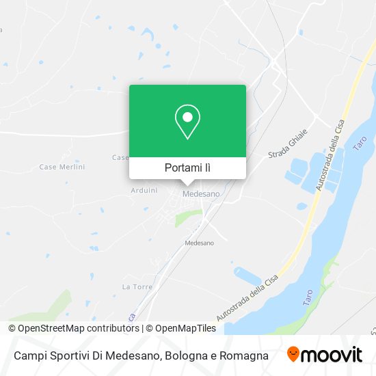 Mappa Campi Sportivi Di Medesano
